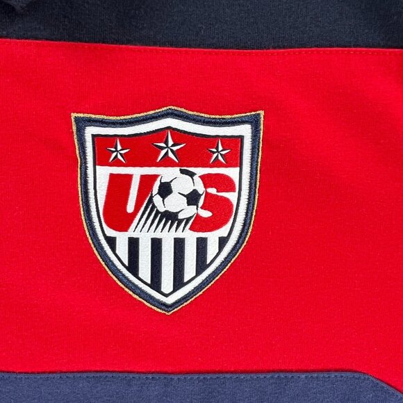 Nike USA Soccer National Team Long Sleeve Polo Shirt Men M Vintage Y2K World Cup - Picture 4 of 11